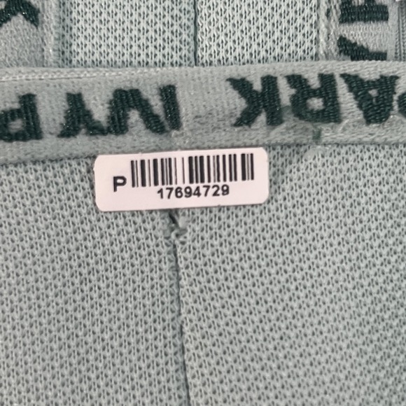 Adidas Ivy Park Blazer Jacket Womens Small Mint Green Track Stripe Beyonce - Picture 9 of 16